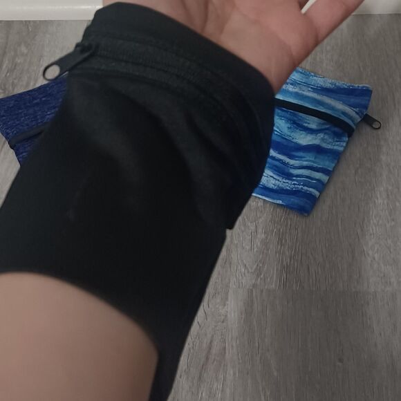 Spandex Sweatband Wrist Wallet, 2 Pockets *Pick 1 for $3, Pick 2 for $5* - Picture 3 of 7